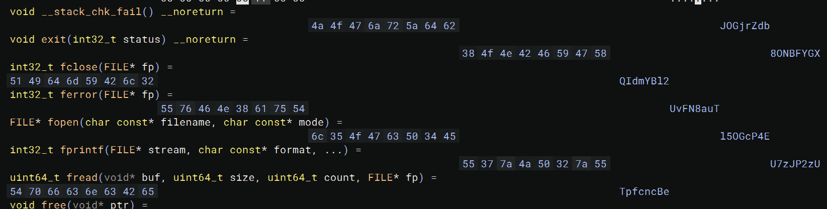 Extracting base64 data from memory dump